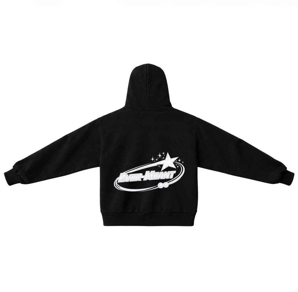 Ever Meant Essential Black Hoodie