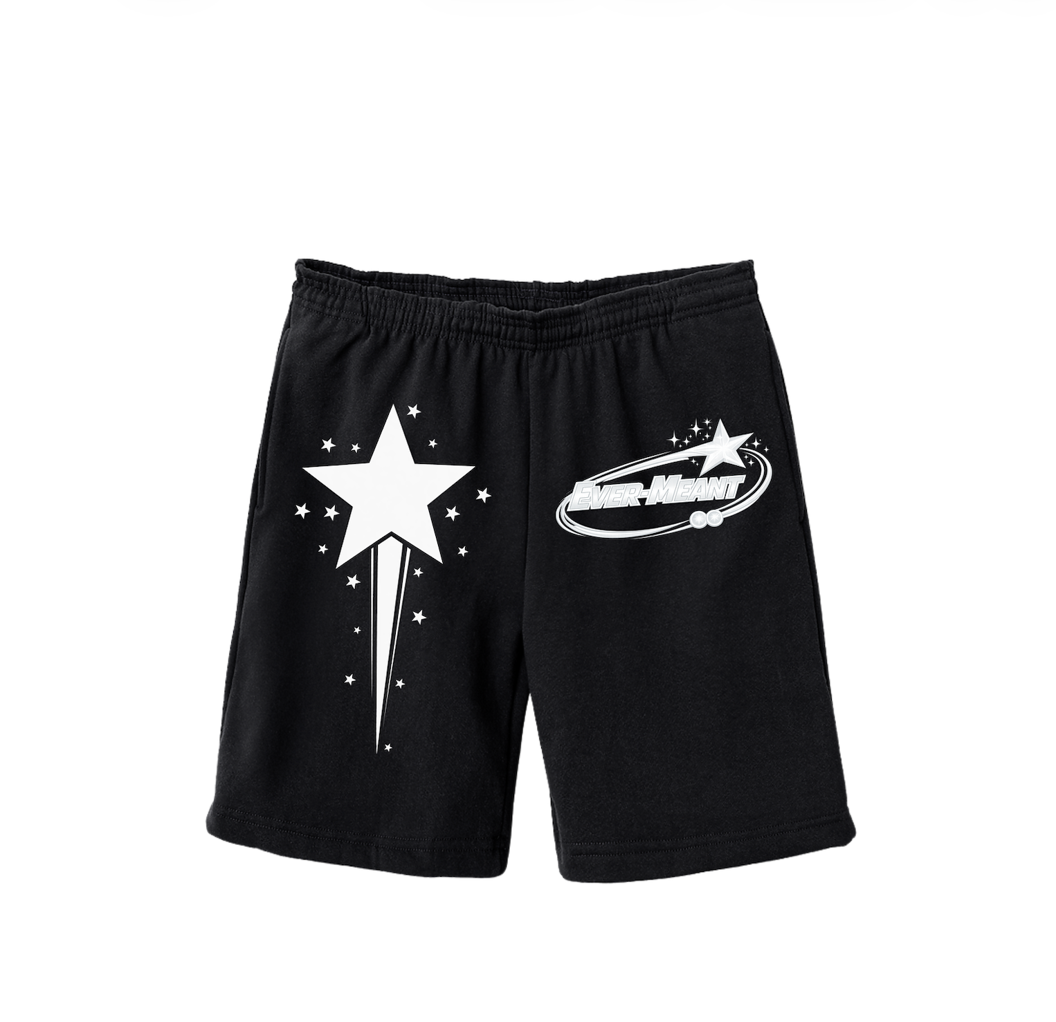 Ever Meant Essential Black Shorts